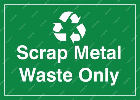 scrap metal house sign|metal waste signage.